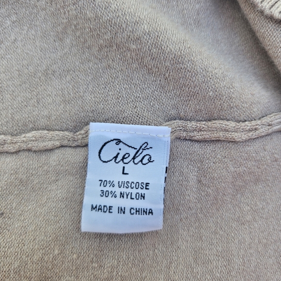 Cielo Buttery Soft Open Front Cardigan Size L - Picture 6 of 6